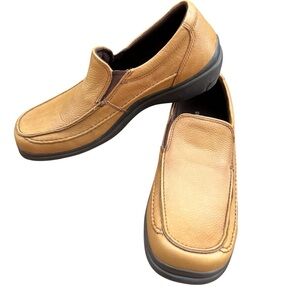 Deer Stags Supro Sock Mens Size 9M Tan Brown Slip On Loafer Shoes Casual Comfort